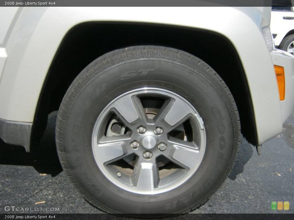2008 Jeep Liberty Sport 4x4 Wheel and Tire Photo #37517750
