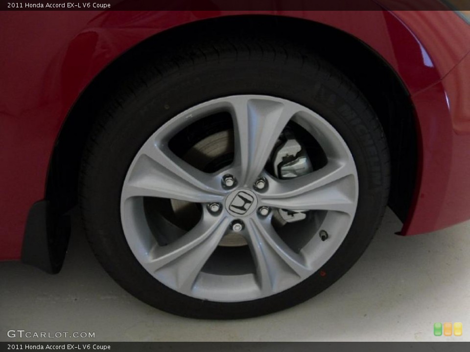2011 Honda Accord EX-L V6 Coupe Wheel and Tire Photo #37533297