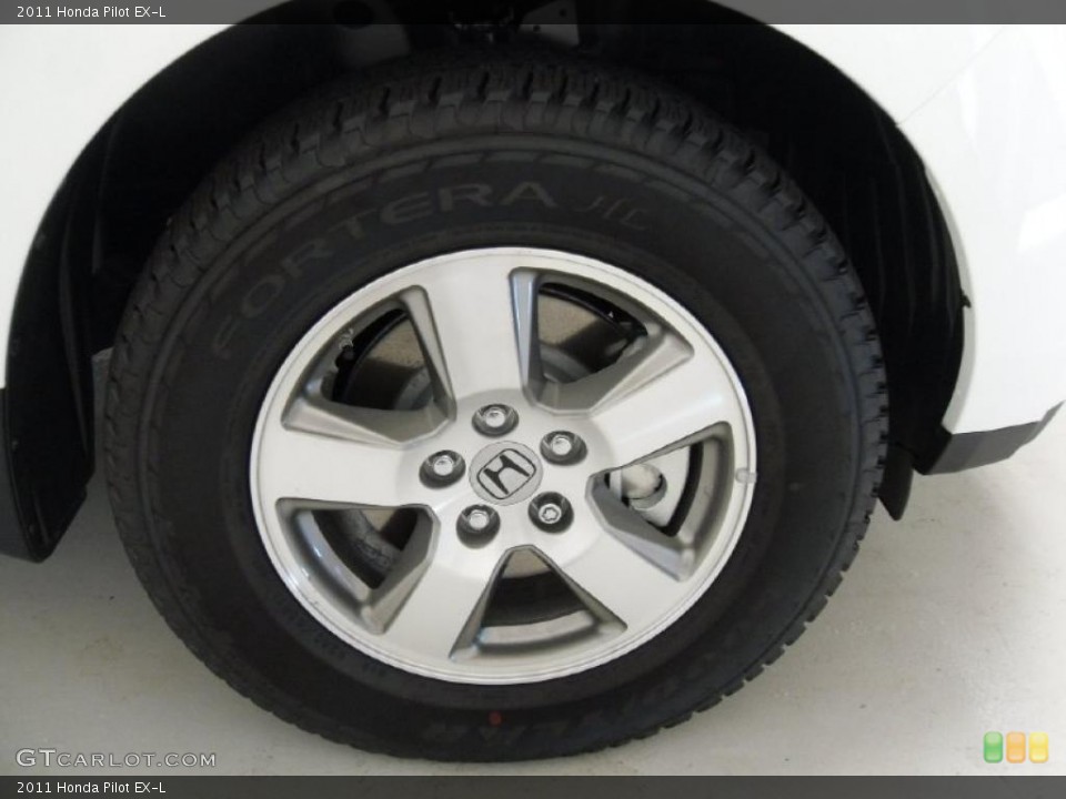 2011 Honda Pilot EX-L Wheel and Tire Photo #37534240