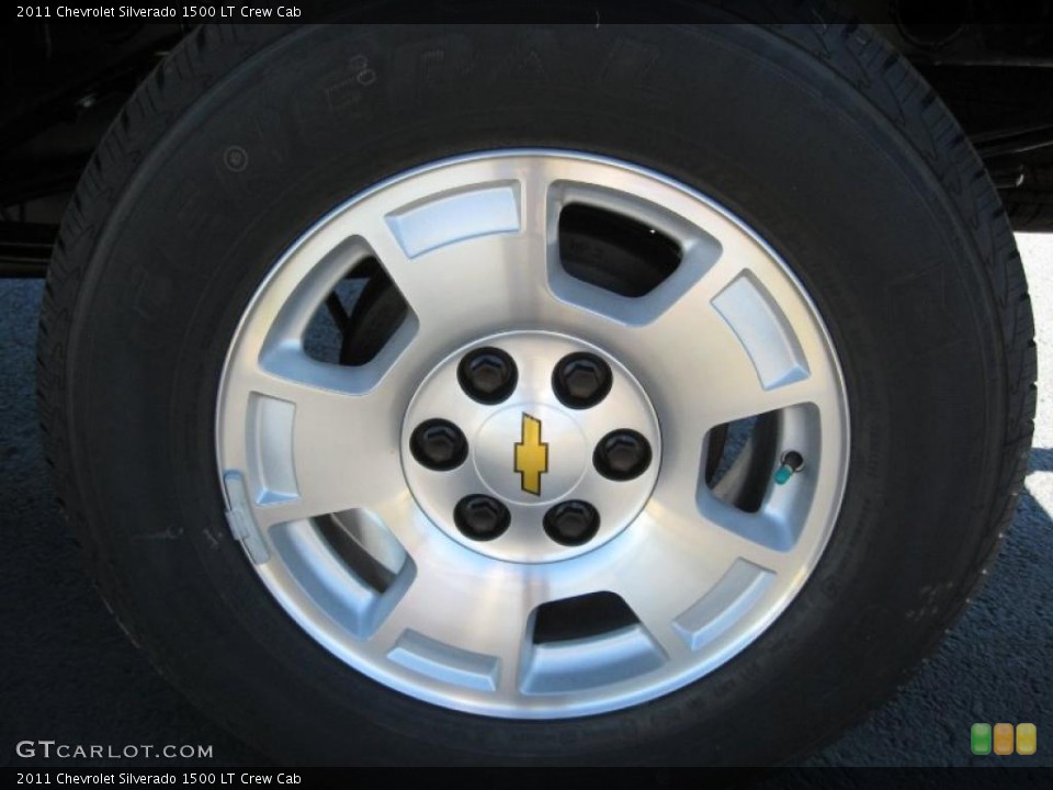 2011 Chevrolet Silverado 1500 LT Crew Cab Wheel and Tire Photo #37545992