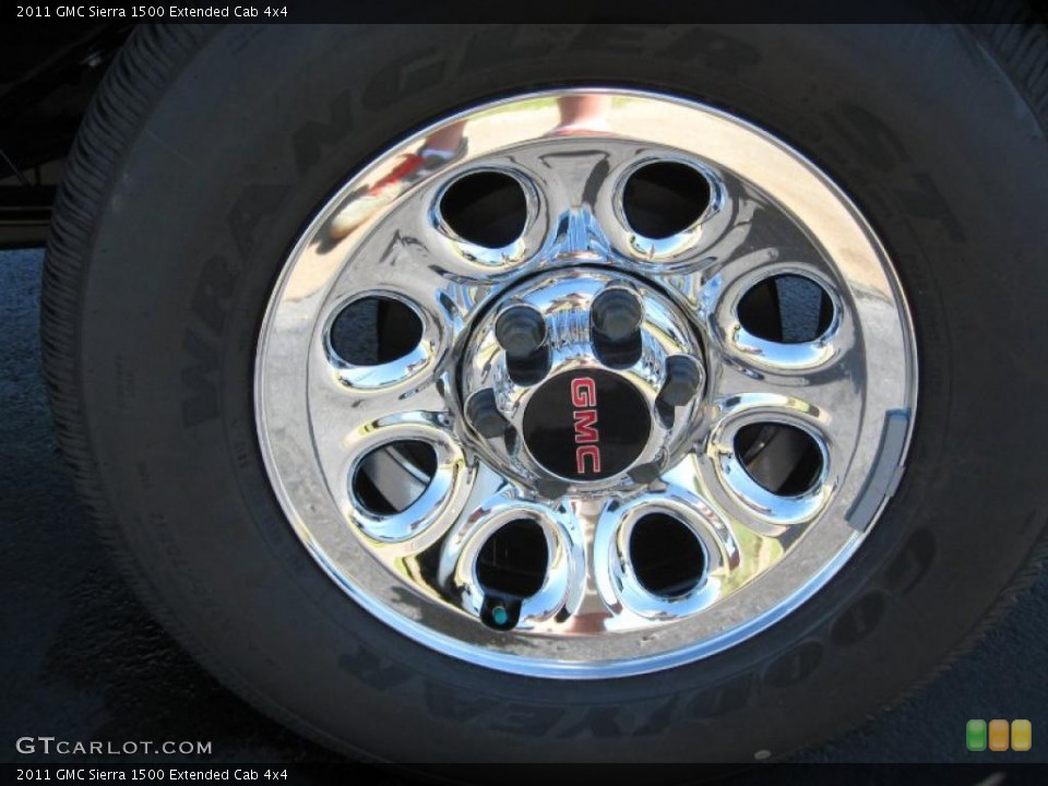 2011 GMC Sierra 1500 Extended Cab 4x4 Wheel and Tire Photo #37546712