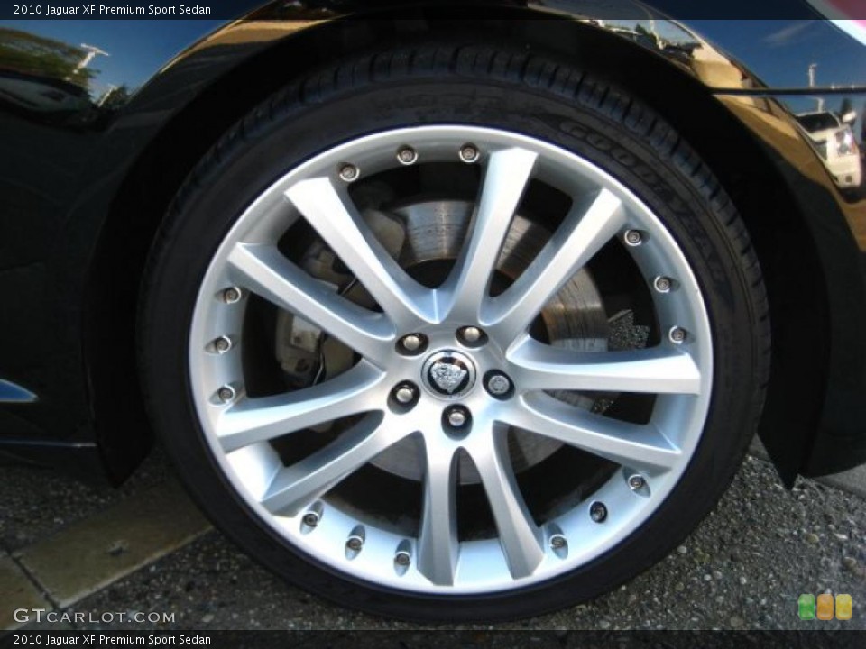 2010 Jaguar XF Premium Sport Sedan Wheel and Tire Photo #37565568