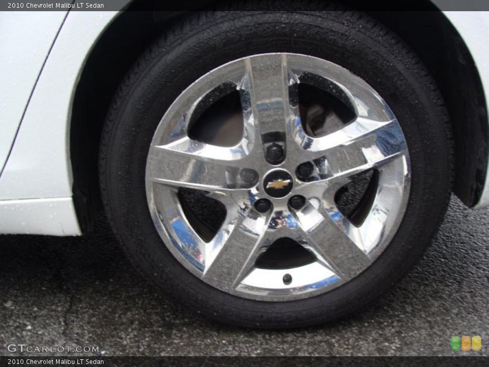 2010 Chevrolet Malibu LT Sedan Wheel and Tire Photo #37578643