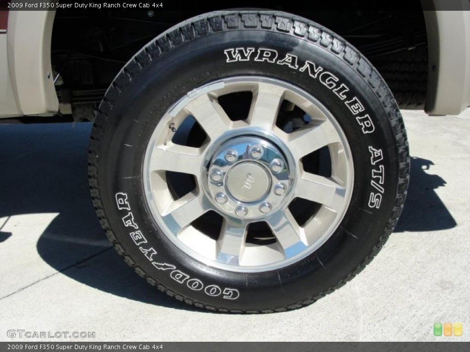 2009 Ford F350 Super Duty King Ranch Crew Cab 4x4 Wheel and Tire Photo #37578887