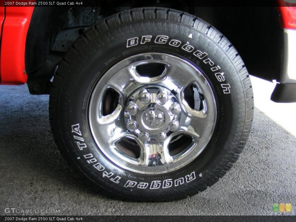 2007 Dodge Ram 2500 SLT Quad Cab 4x4 Wheel and Tire Photo #37589552
