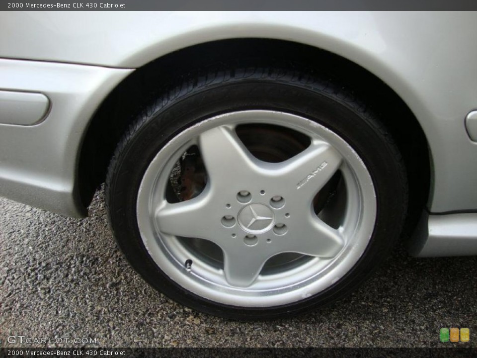 2000 Mercedes-Benz CLK 430 Cabriolet Wheel and Tire Photo #37602195
