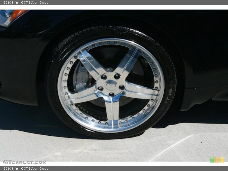2010 Infiniti G Custom Wheel and Tire Photo #37616982