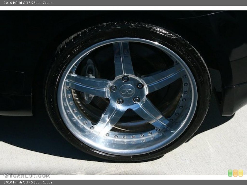 2010 Infiniti G Custom Wheel and Tire Photo #37616994