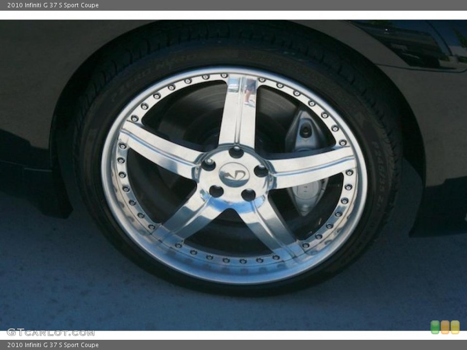 2010 Infiniti G Custom Wheel and Tire Photo #37617022