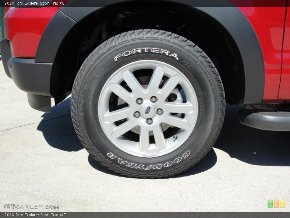 2010 Ford Explorer Sport Trac XLT Wheel and Tire Photo #37634400