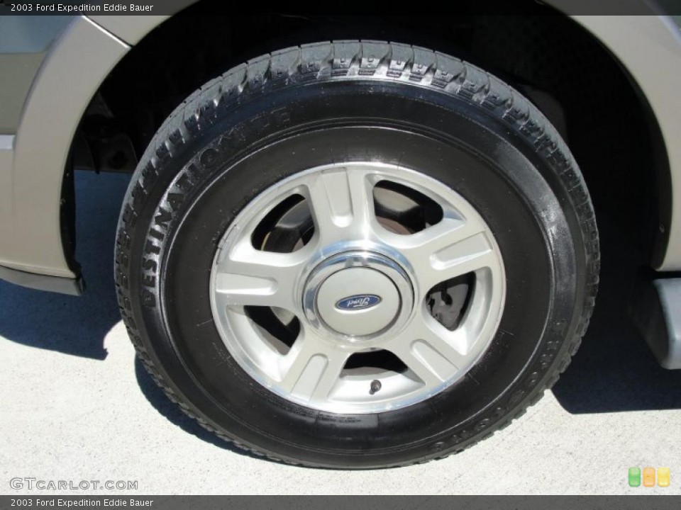 2003 Ford Expedition Eddie Bauer Wheel and Tire Photo #37635052