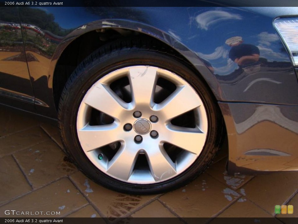 2006 Audi A6 3.2 quattro Avant Wheel and Tire Photo #37642418