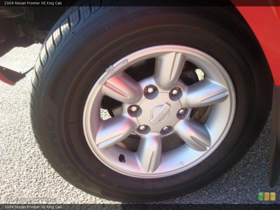 2004 Nissan Frontier XE King Cab Wheel and Tire Photo #37675522