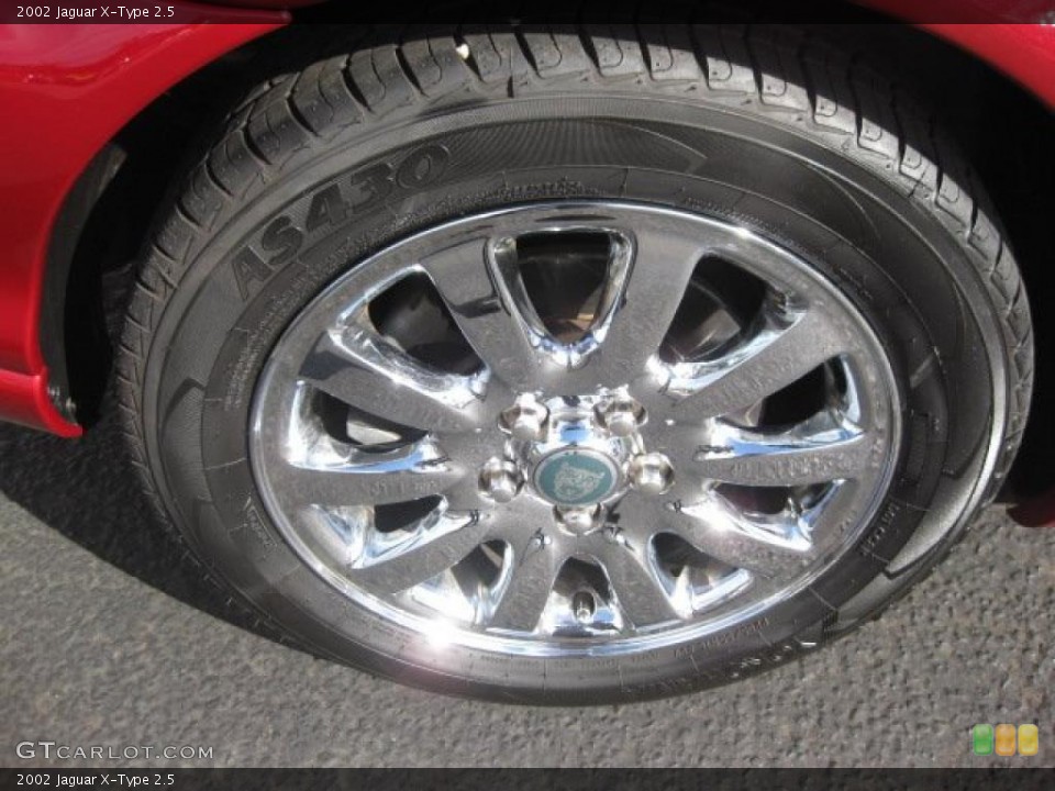 2002 Jaguar X-Type 2.5 Wheel and Tire Photo #37675930