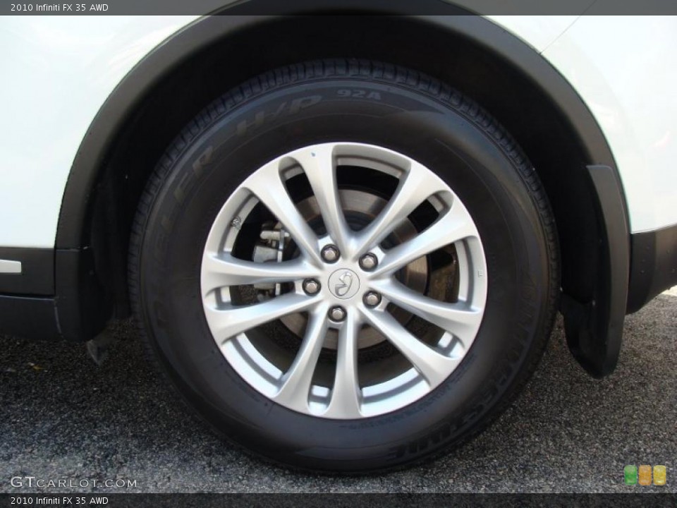 2010 Infiniti FX 35 AWD Wheel and Tire Photo #37676334