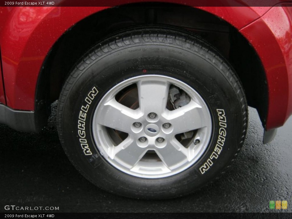 2009 Ford Escape XLT 4WD Wheel and Tire Photo #37682422