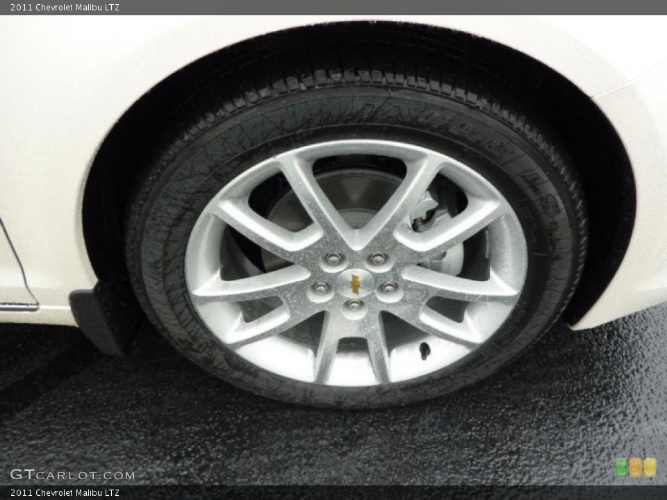 2011 Chevrolet Malibu LTZ Wheel and Tire Photo #37682490