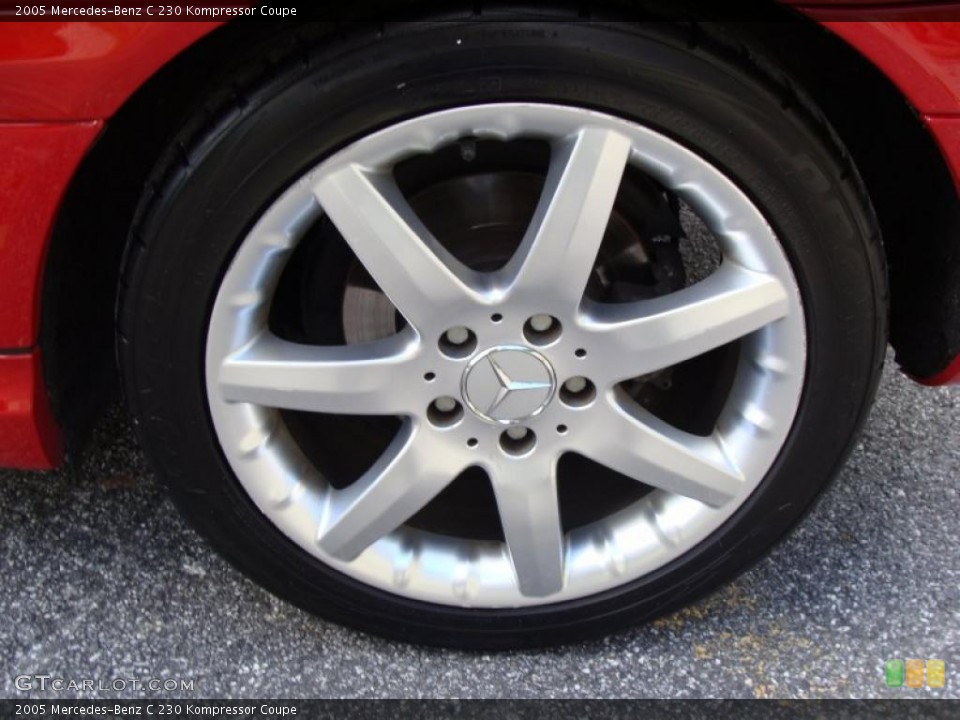 2005 Mercedes-Benz C 230 Kompressor Coupe Wheel and Tire Photo #37684514