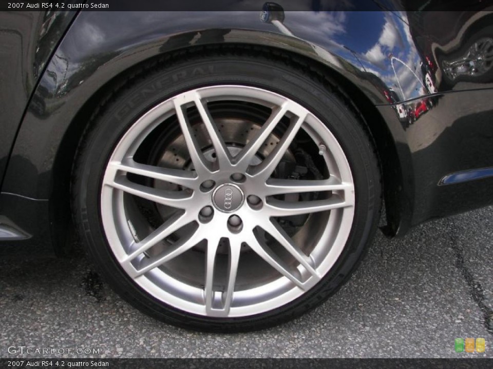 2007 Audi RS4 4.2 quattro Sedan Wheel and Tire Photo #37684826