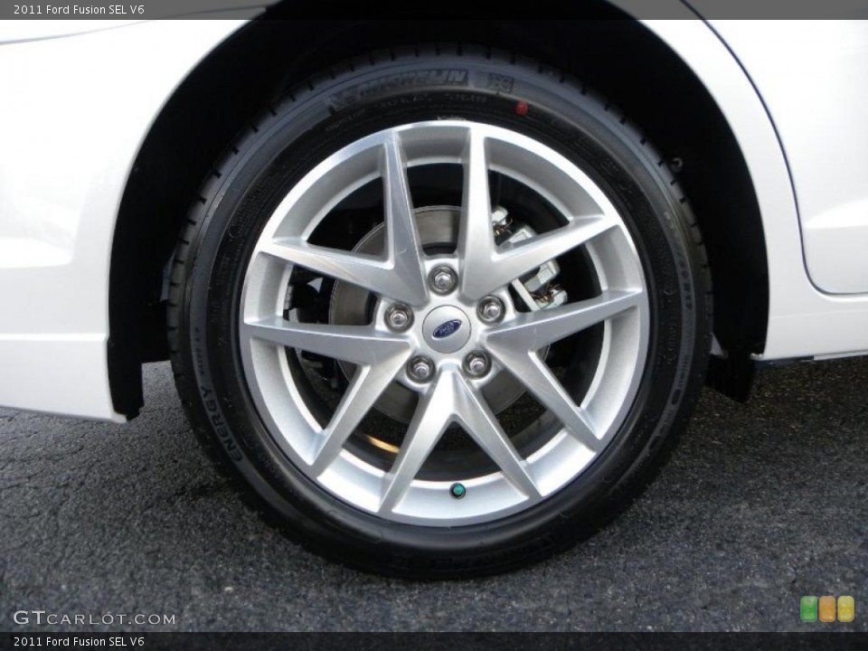 2011 Ford Fusion SEL V6 Wheel and Tire Photo #37720281