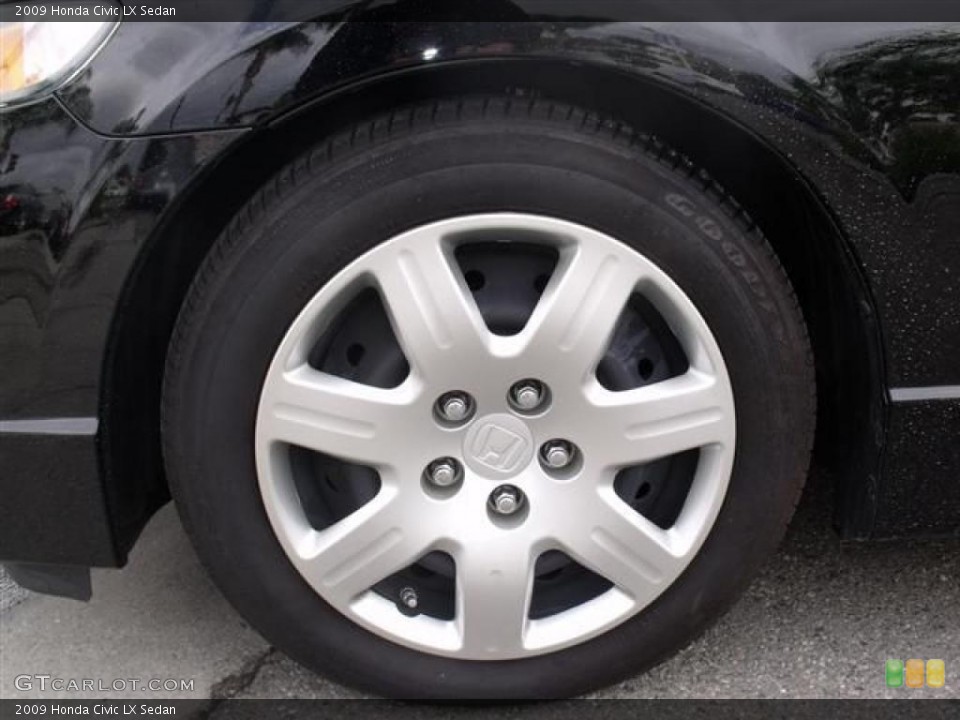 2009 Honda Civic LX Sedan Wheel and Tire Photo #37724691