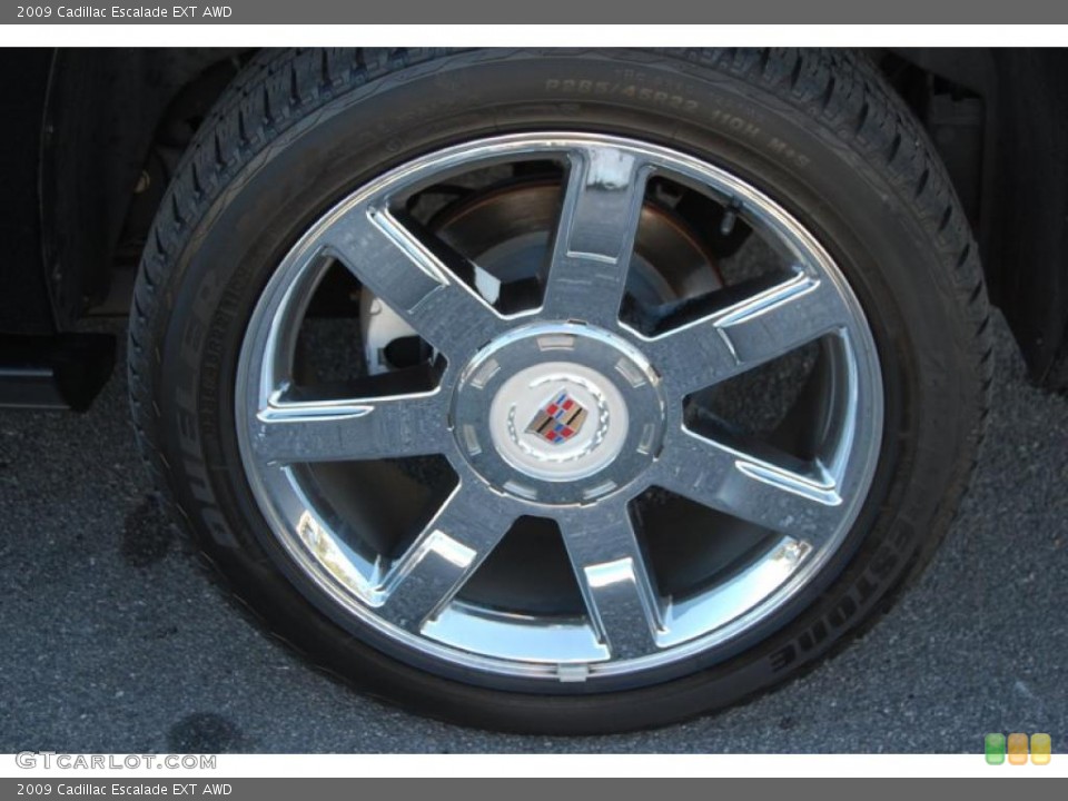 2009 Cadillac Escalade EXT AWD Wheel and Tire Photo #37728171