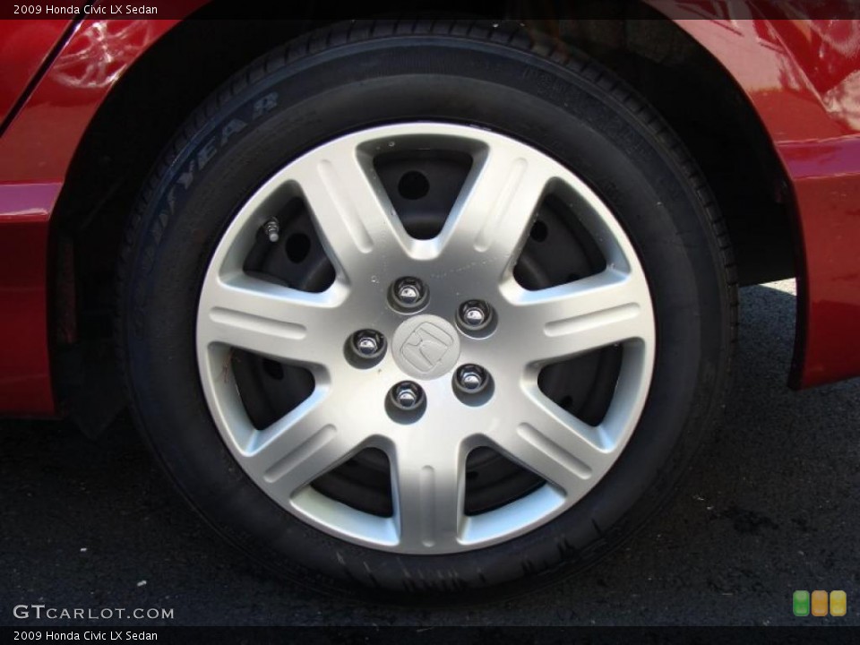 2009 Honda Civic LX Sedan Wheel and Tire Photo #37737618