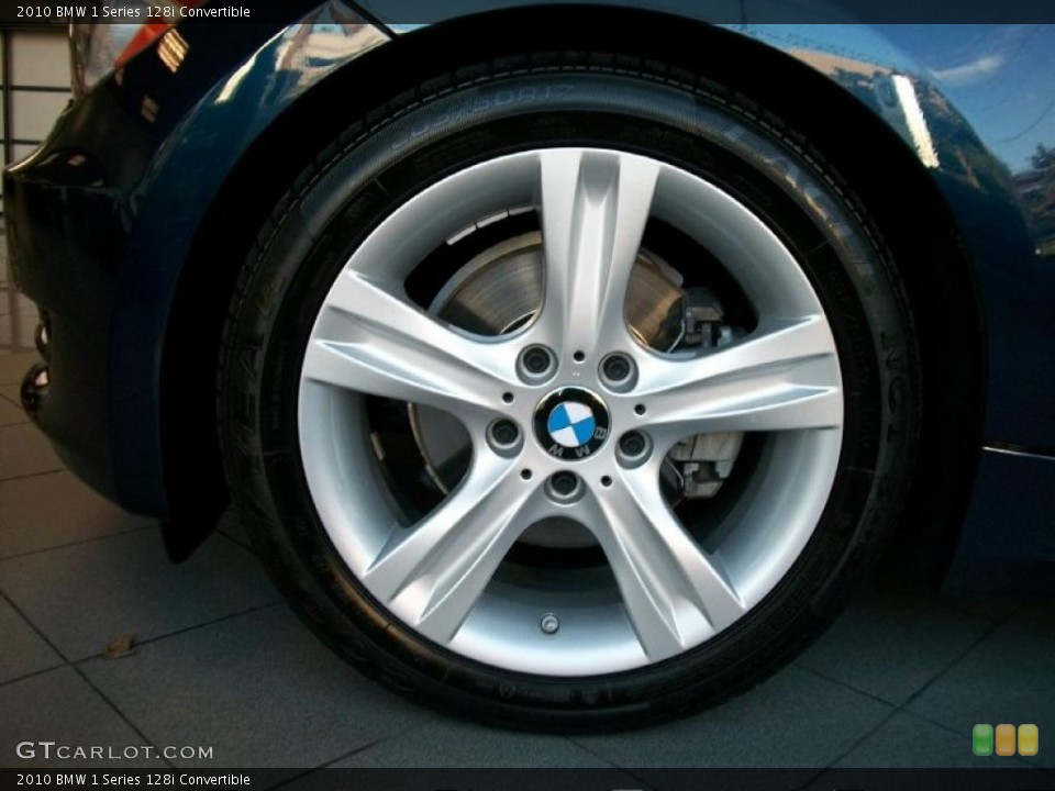 2010 BMW 1 Series 128i Convertible Wheel and Tire Photo #37741334