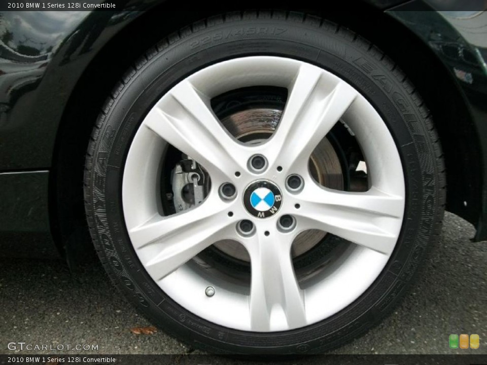2010 BMW 1 Series 128i Convertible Wheel and Tire Photo #37741862