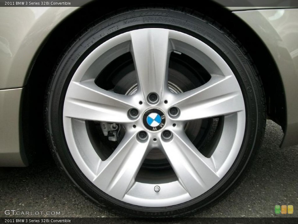 2011 BMW 3 Series 328i Convertible Wheel and Tire Photo #37742938