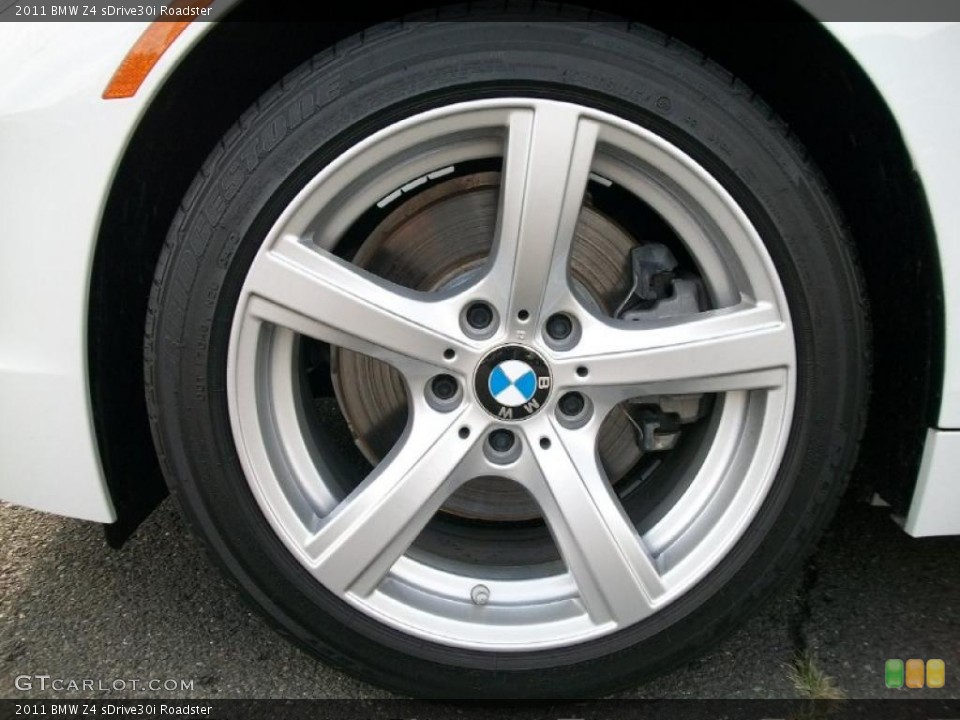 2011 BMW Z4 sDrive30i Roadster Wheel and Tire Photo #37743990