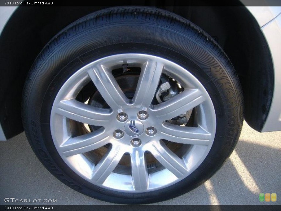 2010 Ford Flex Limited AWD Wheel and Tire Photo #37745234