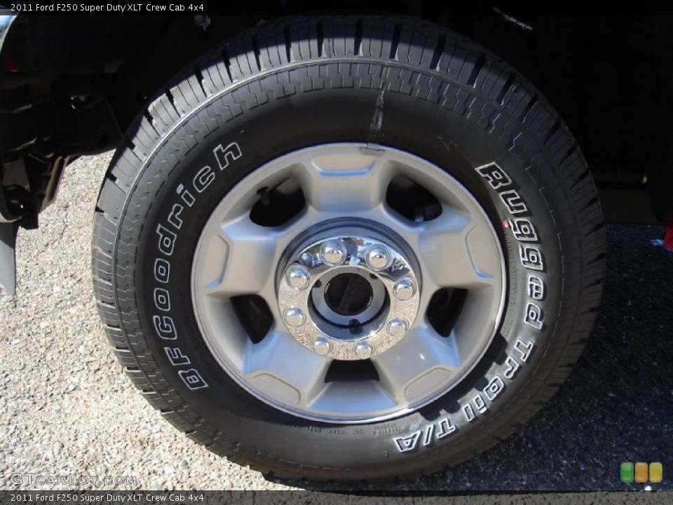 2011 Ford F250 Super Duty XLT Crew Cab 4x4 Wheel and Tire Photo #37769018