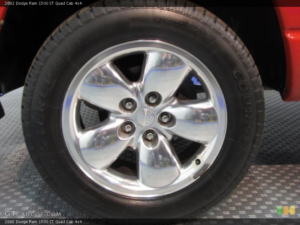 2002 Dodge Ram 1500 ST Quad Cab 4x4 Wheel and Tire Photo #37779208