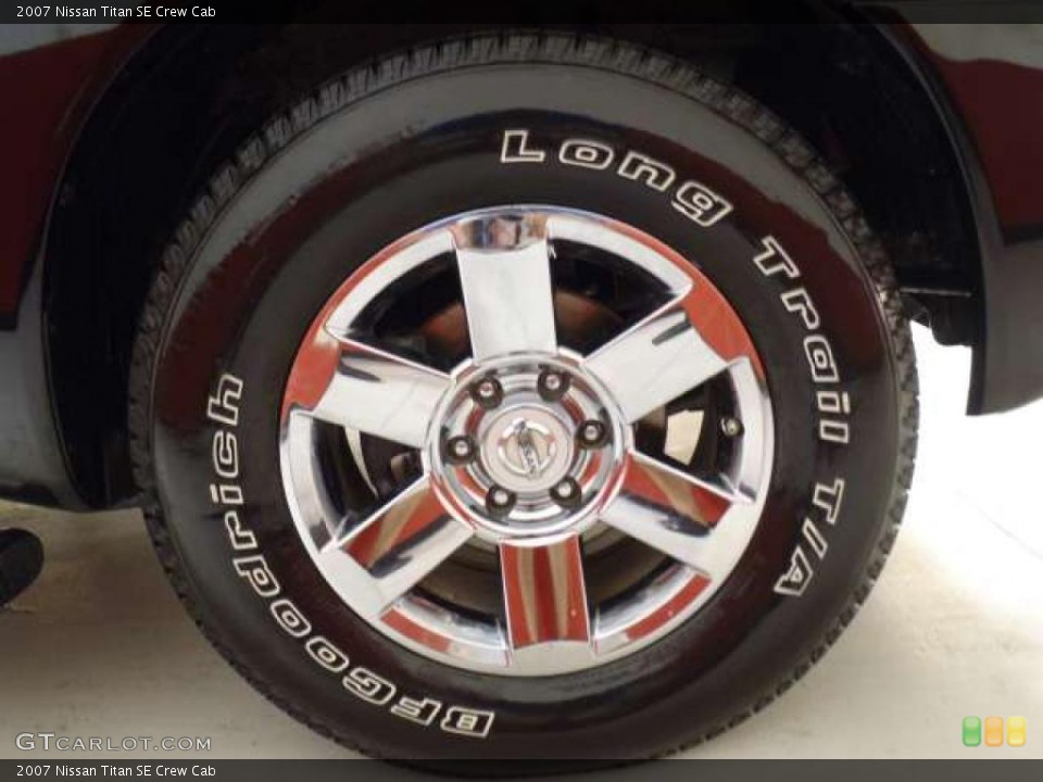 2007 Nissan Titan SE Crew Cab Wheel and Tire Photo #37779808