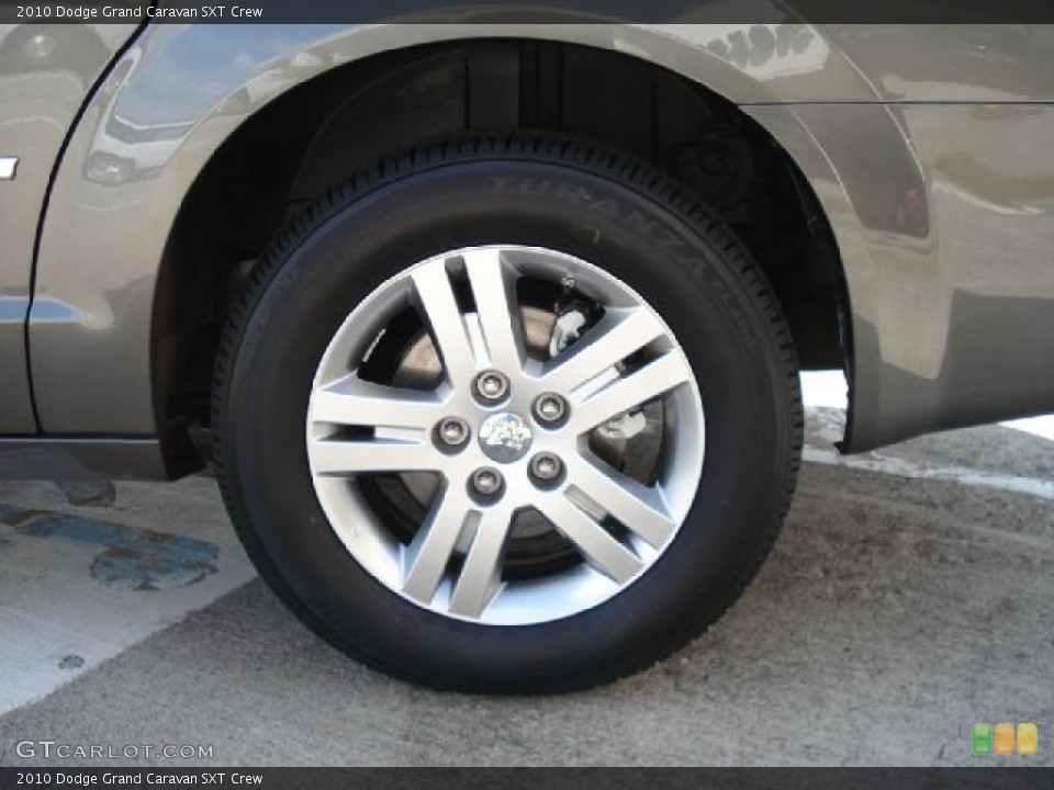 2010 Dodge Grand Caravan SXT Crew Wheel and Tire Photo #37783636