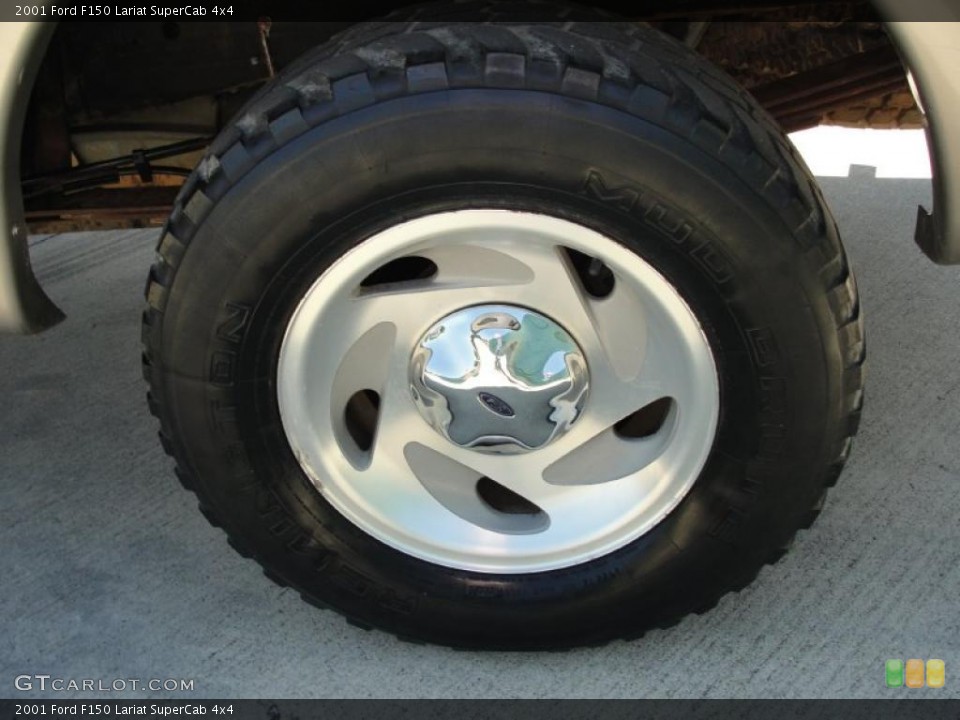 2001 Ford F150 Lariat SuperCab 4x4 Wheel and Tire Photo #37784832