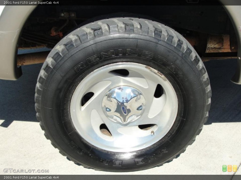 2001 Ford F150 Lariat SuperCab 4x4 Wheel and Tire Photo #37784844