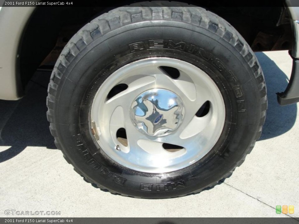 2001 Ford F150 Lariat SuperCab 4x4 Wheel and Tire Photo #37784860