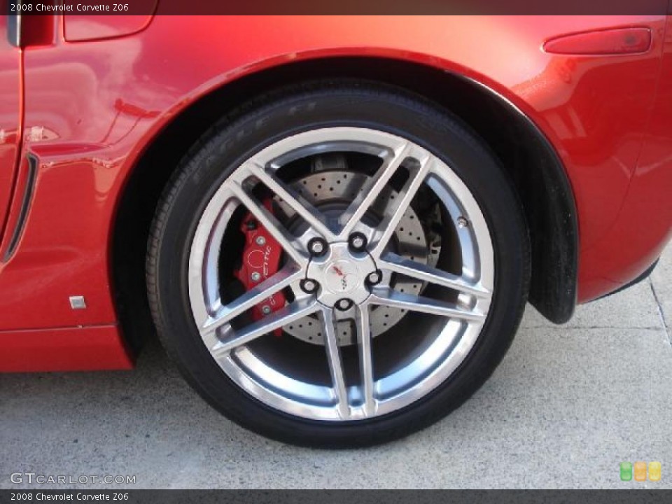 2008 Chevrolet Corvette Z06 Wheel and Tire Photo #37786008