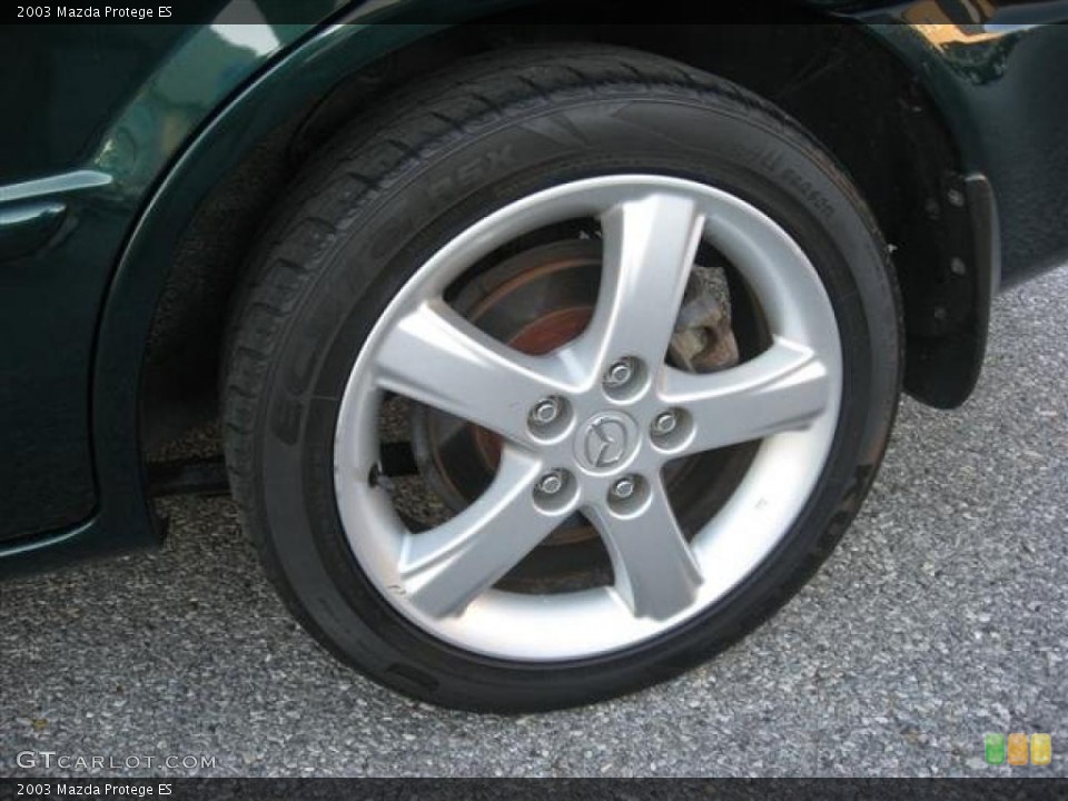 2003 Mazda Protege ES Wheel and Tire Photo #37794092