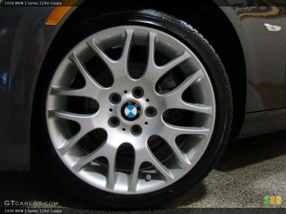 2008 BMW 3 Series 328xi Coupe Wheel and Tire Photo #37801653