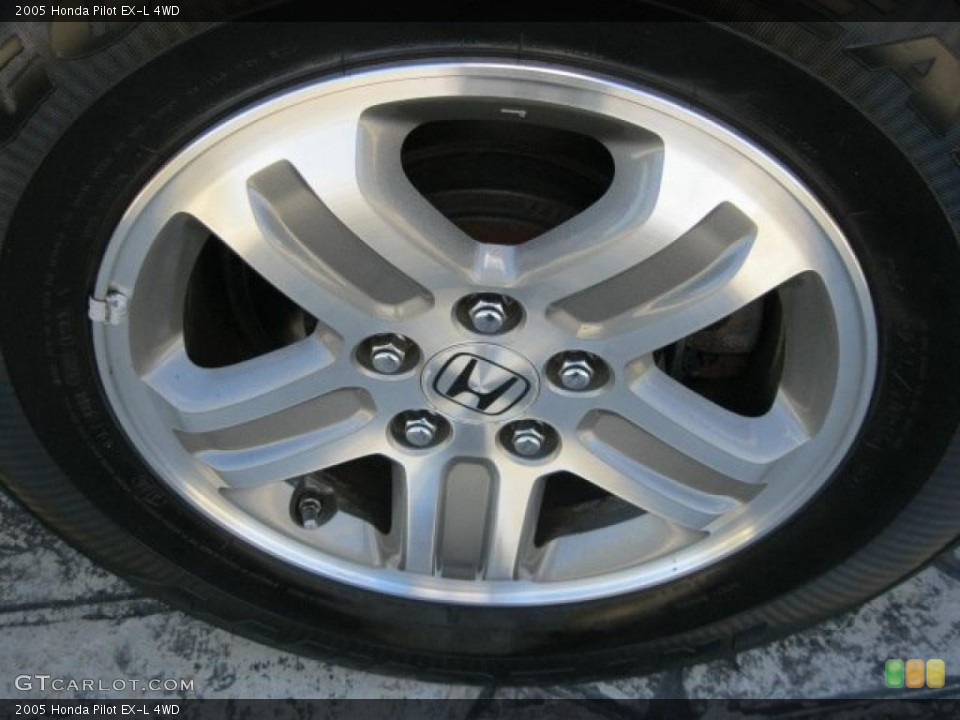 2005 Honda Pilot EX-L 4WD Wheel and Tire Photo #37802716