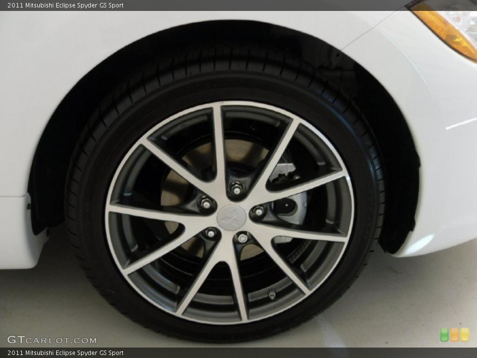 2011 Mitsubishi Eclipse Spyder GS Sport Wheel and Tire Photo #37806636