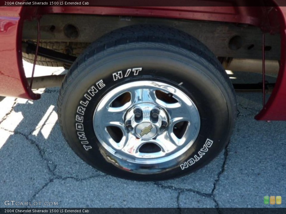 2004 Chevrolet Silverado 1500 LS Extended Cab Wheel and Tire Photo #37807012