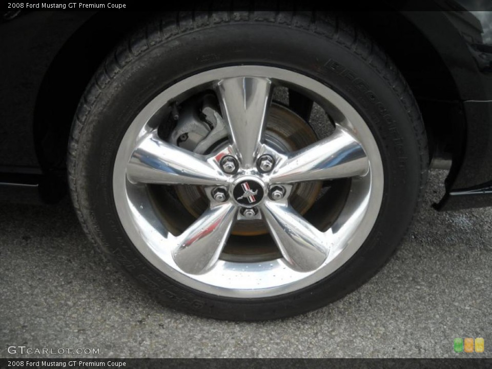 2008 Ford Mustang GT Premium Coupe Wheel and Tire Photo #37809100