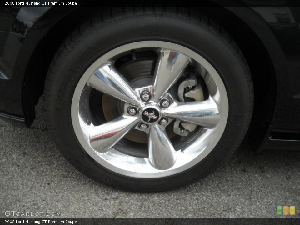 2008 Ford Mustang GT Premium Coupe Wheel and Tire Photo #37809132