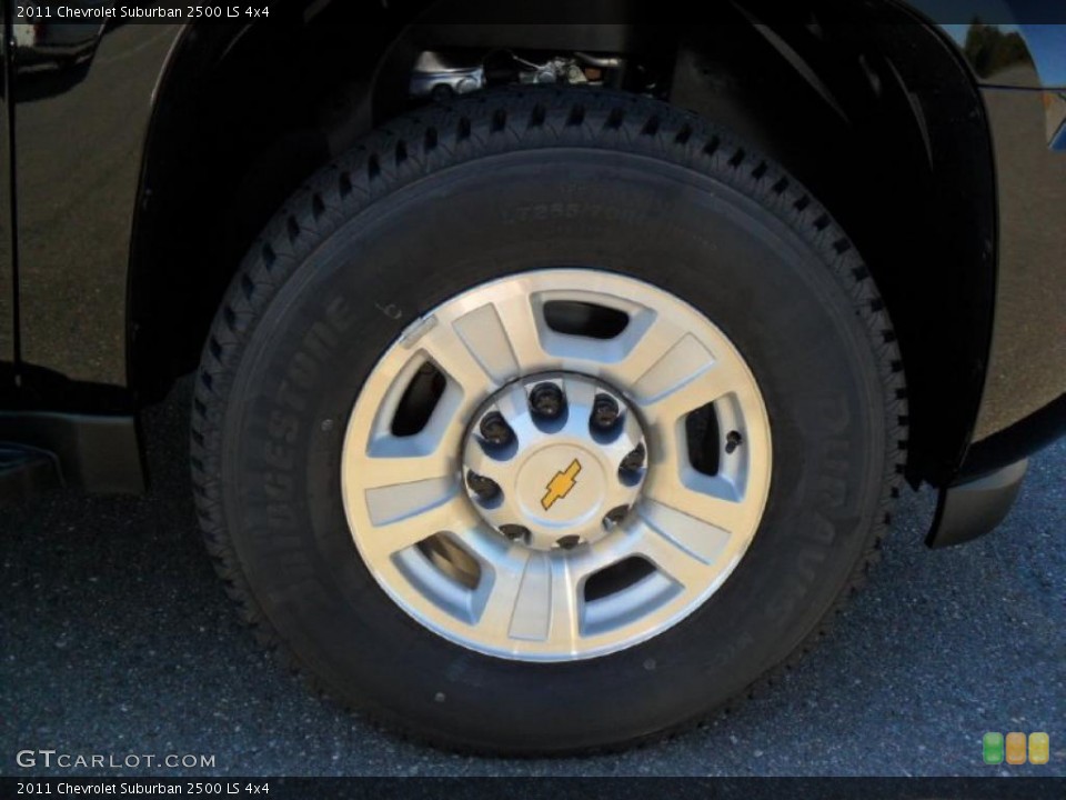 2011 Chevrolet Suburban 2500 LS 4x4 Wheel and Tire Photo #37811528