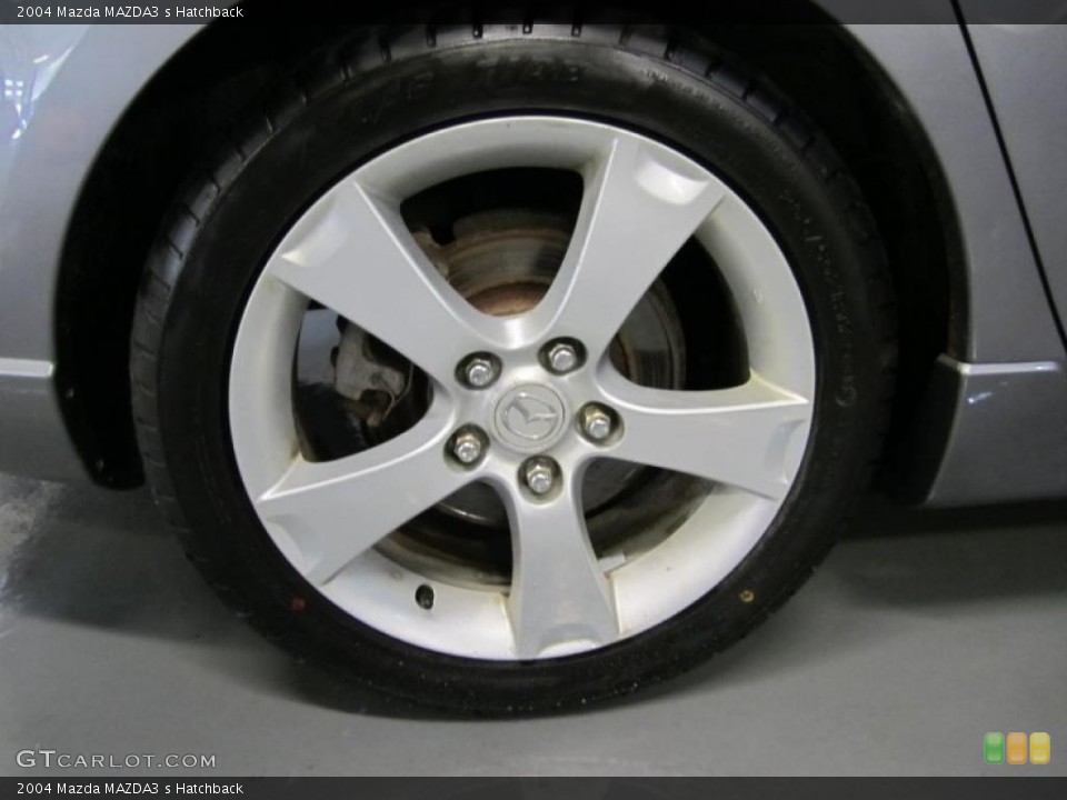 2004 Mazda MAZDA3 s Hatchback Wheel and Tire Photo #37813564