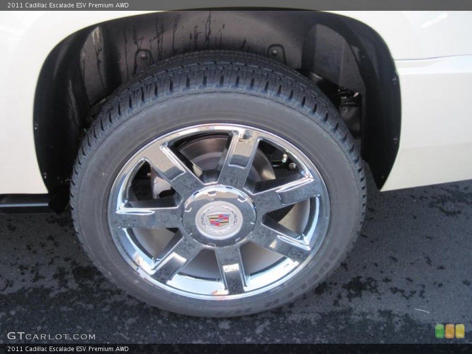 2011 Cadillac Escalade ESV Premium AWD Wheel and Tire Photo #37815472